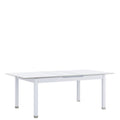 Bellmore Glossy White Extendable Table