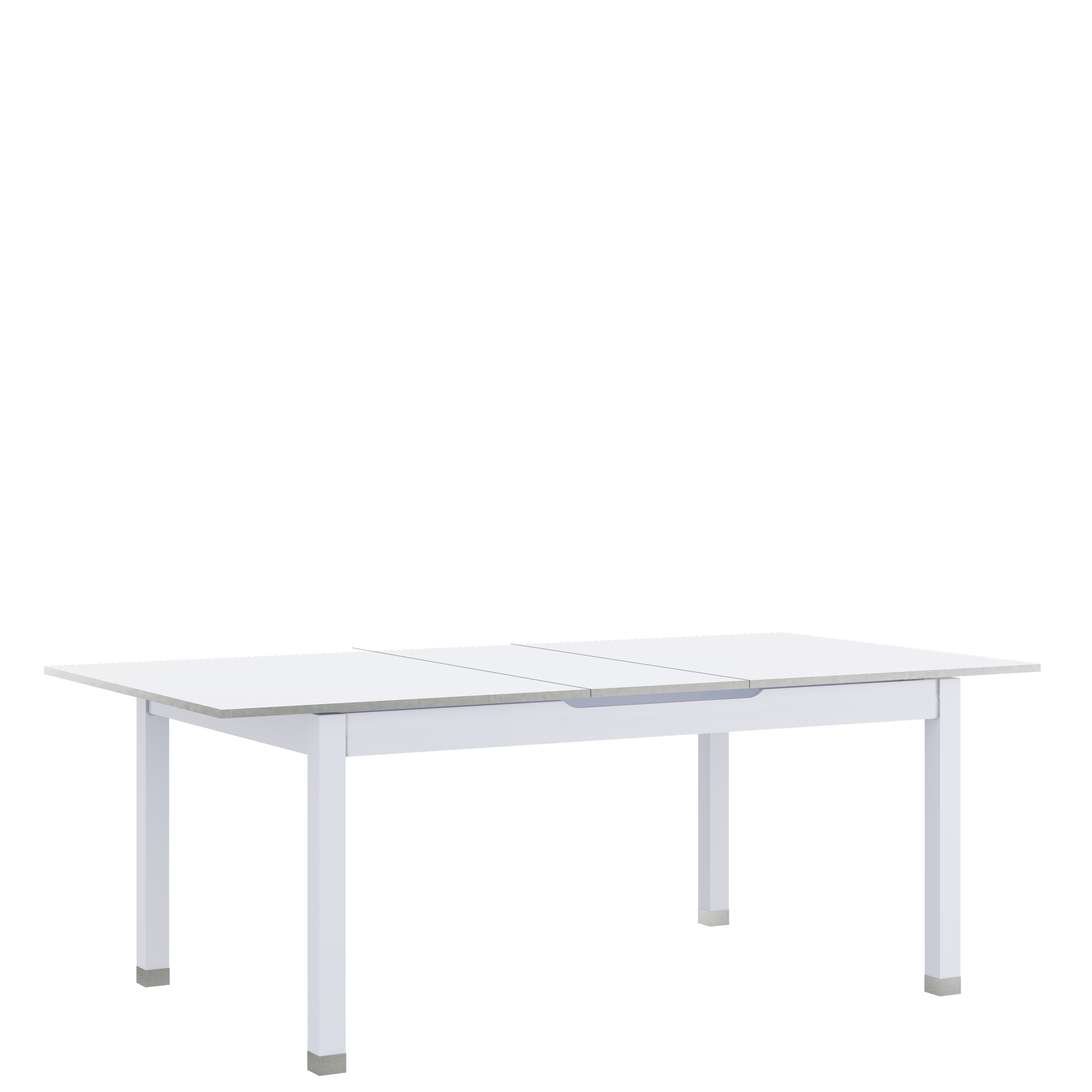 Bellmore Glossy White Extendable Table